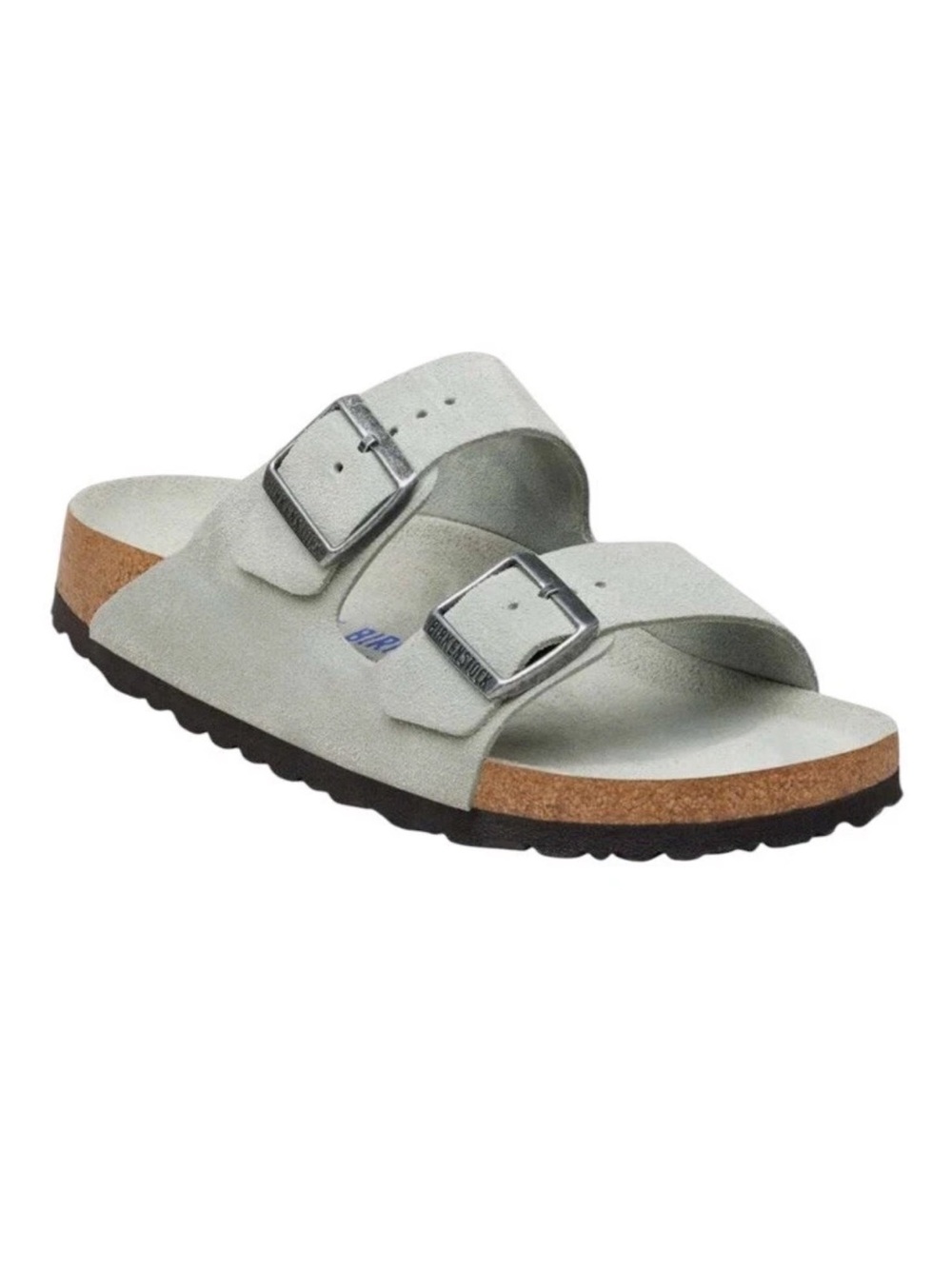 NEW Birkenstock Arizona Soft Footbed Slides Size 43 Pure Sage / 10 - 10.5 Sandal